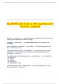   BUSMHR 3200 Exam 2 Inks Questions And Answers Upgraded.