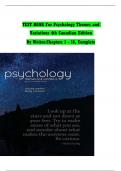 TEST BANK for Psychology Themes and Variations 4th Canadian Edition by Wayne Weiten All Chapters 1-16, Covered, ISBN: 9780176531713