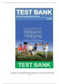 Test Bank for Essentials of Pediatric Nursing 3th Edition By Theresa Kyle, Susan Carman Isbn:9781451192384 || All Chapters |A+ ULTIMATE GUIDE 2024