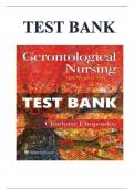 TEST BANK FOR Gerontological Nursing 10th Edition by Charlotte Eliopoulos , ISBN: 9781975161002 |COMPLETE TEST BANK| Guide A+