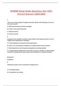 CPHIMS Study Guide Questions And 100% Correct Answers 2025-2026