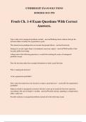 Froeb Ch. 1-4 Exam Questions With Correct Answers.