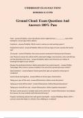 Ground Cloud: Exam Questions And Answers 100% Pass