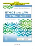 TEST BANK FOR ETHICS AND LAW IN DENTAL HYGIENE 4TH EDITION BY KRISTIN MINIHAN-ANDERSON  