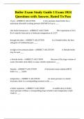 Boiler Exam Study Guide 1 Exam 2024 Questions with Answer, Rated To Pass