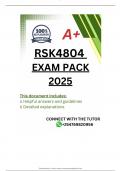 RSK4804 EXAM PACK 2025