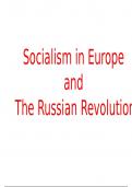 Socialism in Europe & The Russian Revolution – World History – PPT – Power Point Presentation 