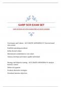 GARP SCR EXAM SET WITH GUARANTEED ACCURATE ANSWERS