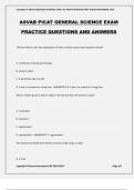 ASVAB PICAT GENERAL SCIENCE EXAM PRACTICE QUESTIONS AND ANSWERS