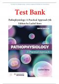 Test Bank For Pathophysiology: A Practical Approach 5th Edition by Lachel Story / BEST STDY GUIDE