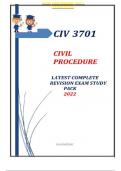 CIV3701 EXAM PACK 2024 OCTOBER NOVEMBER Revision PACK Questions & Answers to pass