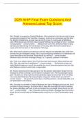 2025 AHIP Final Exam Questions And Answers Latest Top Score.