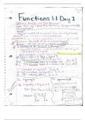 Functions 1.1 Day 1