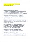 CMS FUNDAMENTALS PROCTORED COMPLETE)AGRADE (DME) Durable medical equipment - ANSW..Equipment that can withstand repeated use; DME is also referred to as durable medical equipment, prosthetics, orthotics, and supplies (DMEPOS