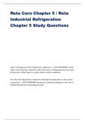 Reta Caro Chapter 5 / Reta Industrial Refrigeration Chapter 5 Study Questions