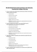 NR 330 NCLEX Renal system questions and rationales Chamberlain College of Nursing