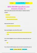 BEFO REVIEW Questions and  Answers Grade A+