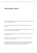 Official (ISC)² SSCP Exam Questions and Answers