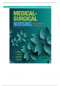 Test Bank For Medical-Surgical Nursing: Clinical Reasoning In Patient Care 6th Edition By LeMone, Burke, Bauldoff All Chapters  ||Complete A+ Guide