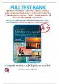 Test Bank For LeMone and Burke's Medical-Surgical Nursing: Clinical Reasoning in Patient Care 7th Edition By Paula Gubrud , Gerene Bauldoff , Margaret Carno, (All Chapters) ||Complete A+ Guide