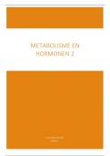 Samenvatting - Metabolism and hormones 2 (2011GENGE1)