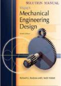 Shigley’s Mechanical Engineering Design 9th Edition Solution Manual