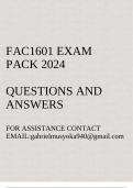 FAC1601 Exam pack 2024(Financial Accounting and Reporting)