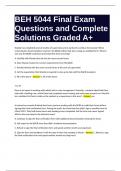 FIT BCBA Mock Exam Questions and Complete Solutions Graded A  Bundle Compilation