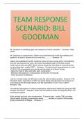 TEAM RESPONSE SCENARIO: BILL GOODMAN Q&A