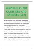 SPRINKLER CHART QUESTIONS AND ANSWERS (S12)