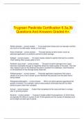   Trugreen Pesticide Certification 6,3a,3b Questions And Answers Graded A+.