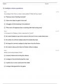 Oedipus Rex Study Guide 2024 Questions With Correct Answers, Rated A+