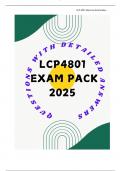 LCP4801 EXAM PACK 2025 (QUESTIONS & ANSWERS)