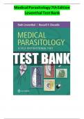 Medical Parasitology 7th Edition Leventhal Test Bank    