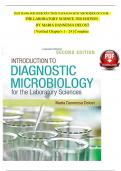 TEST BANK FOR INTRODUCTION TO DIAGNOSTIC MICROBIOLOGY FOR 	 THE LABORATORY SCIENCE 2ND EDITION 	 BY MARIA DANNESSA DELOST | Verified Chapter's 1 - 24 | Complete