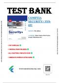 Test Bank for CompTIA Security+ SY0-601 Cert Guide, 5th edition by Omar Santos 