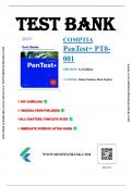 Test Bank for CompTIA PenTest+ PT0-001 Cert Guide, 1st Edition by Omar Santos