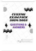 CUS3701 EXAM PACK 2024/2025 (QUESTIONS & ANSWERS)