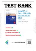 Test Bank for CompTIA A+ Core 1 (220-1001) and Core 2 (220-1002) Cert Guide, 5th edition by Rick McDonald