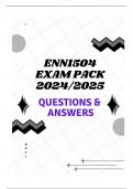 ENN1504 EXAM PACK 2024/2025 (QUESTIONS & ANSWERS)