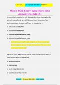 Mock RCIS Exam Questions and  Answers Grade A+