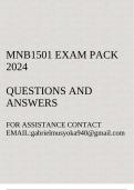 MNB1501 Exam pack 2024(Business Management IA)