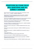 HEARTCODE BLS EXAM 2024// 2025 QUESTIONS AND ALL CORRECT ANSWERS 