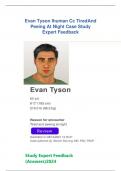 Evan Tyson Ihuman Cc Tired And Peeing At Night Case Study Expert Feedback Study Expert Feedback (Answers)2024 Update