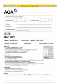 AQA GCSE HISTORY Paper 2 Section B/D: Restoration England, 1660–1685 JUNE 2024 Combined Question Paper and Mark Scheme