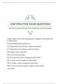 CDIP PRACTICE EXAM QUESTIONS WITH GUARANTEED ACCURATE ANSWERS