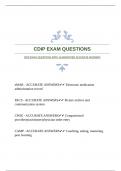 CDIP EXAM QUESTIONS WITH GUARANTEED ACCURATE ANSWERS