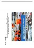 Test Bank for Introduction to International Disaster Management, 4th Edition by Coppola, All Chapters 1 to All Chapters 1 to 11 complete Verified editon