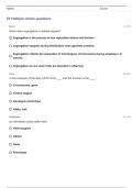 ASU BIO 182 EXAM 1 AND PRACTICE EXAM NEWEST ACTUAL EXAM COMPLETE QUESTIONS AND CORRECT DETAILED ANSWERS