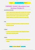 PUR3000 EXAM 3 Questions and  Answers Grade A+PUR3000 EXAM 3 Questions and  Answers Grade A+